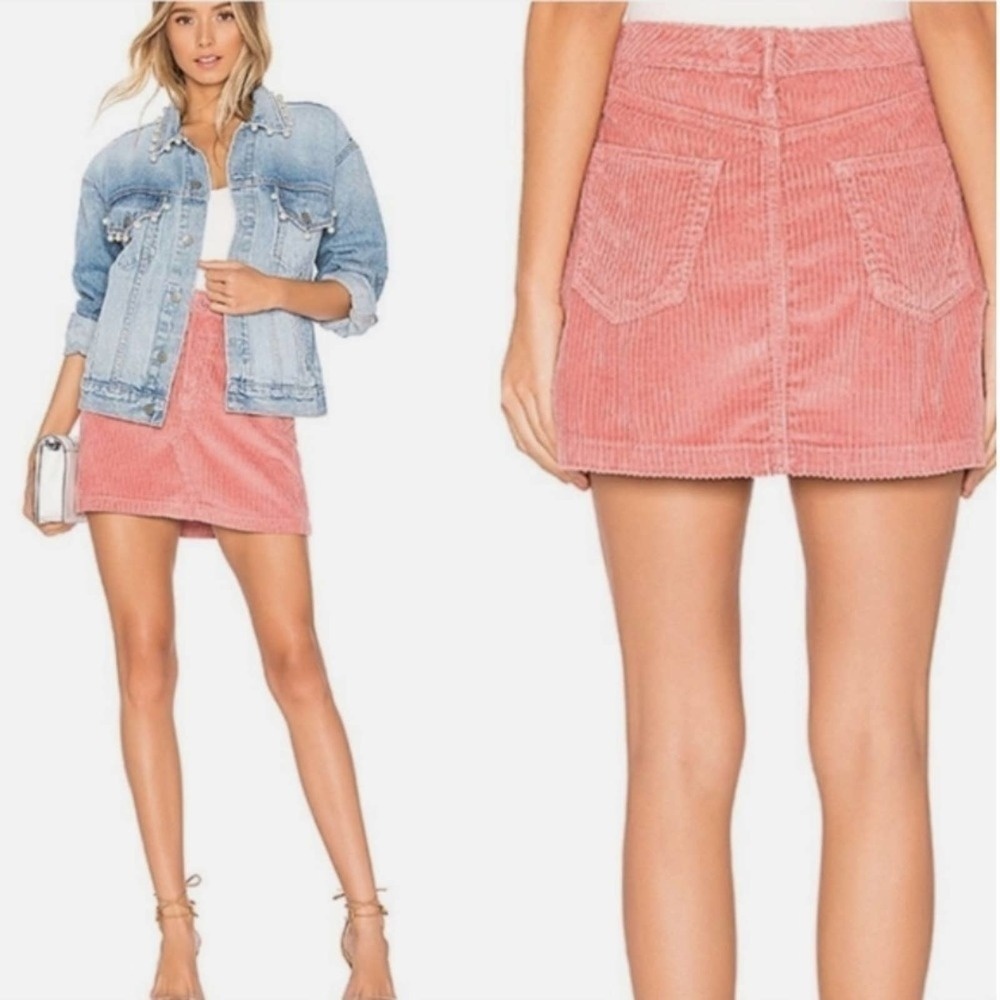 GRLFRND Corduroy Zamira Skirt